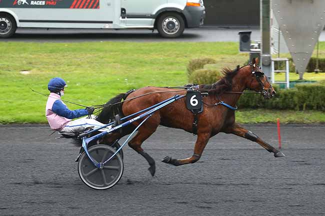 Photo d'arrivée de la course pmu PRIX 20 MINUTES (PRIX DE FOURNELS) à PARIS-VINCENNES le Dimanche 10 décembre 2023