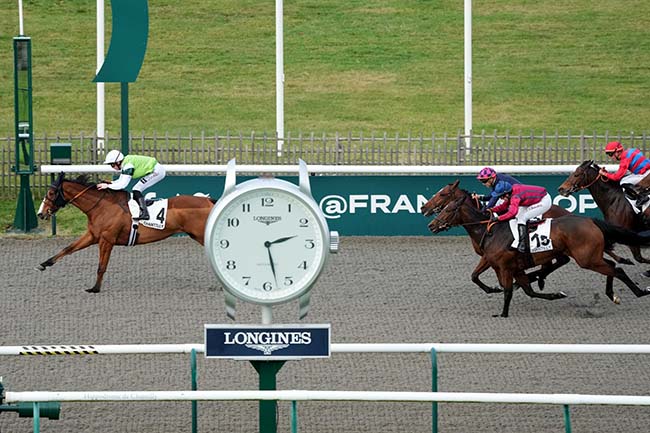 Photo d'arrivée de la course pmu PRIX DE LA PISTE D'AVILLY à CHANTILLY le Mardi 12 décembre 2023