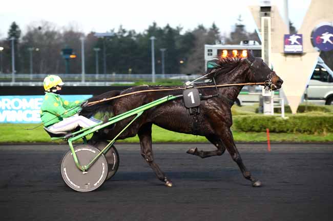 Photo d'arrivée de la course pmu PRIX DE QUISSAC à PARIS-VINCENNES le Vendredi 15 décembre 2023
