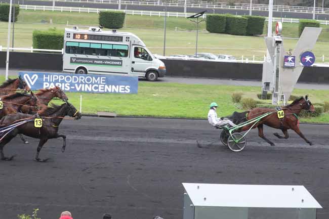 Photo d'arrivée de la course pmu PRIX DE CRAON à PARIS-VINCENNES le Lundi 25 décembre 2023