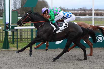 Photo d'arrivée de la course pmu PRIX DE LA CHAMBRE DU DUC à CHANTILLY le Samedi 30 décembre 2023
