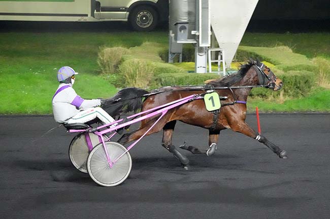 Photo d'arrivée de la course pmu PRIX DE TIGNES à PARIS-VINCENNES le Samedi 13 janvier 2024