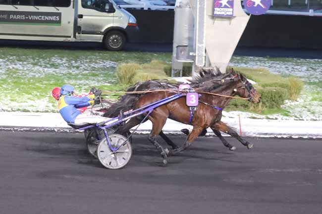 Photo d'arrivée de la course pmu PRIX DE CANTIN à PARIS-VINCENNES le Jeudi 18 janvier 2024