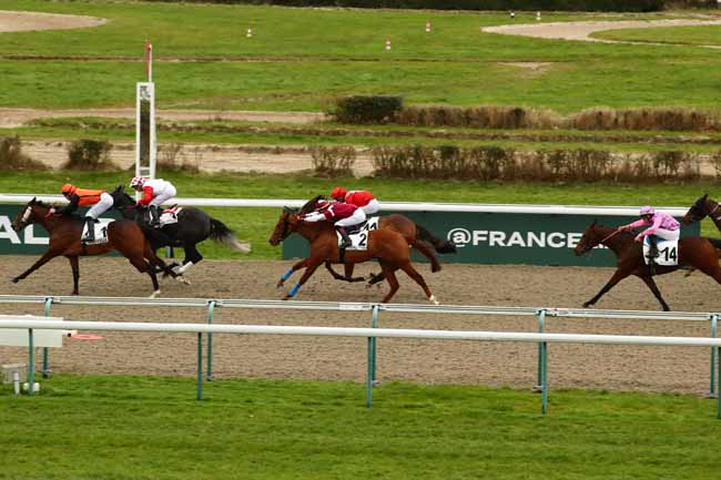 Photo d'arrivée de la course pmu PRIX DE LA POINTE DU SIEGE à DEAUVILLE le Vendredi 2 février 2024