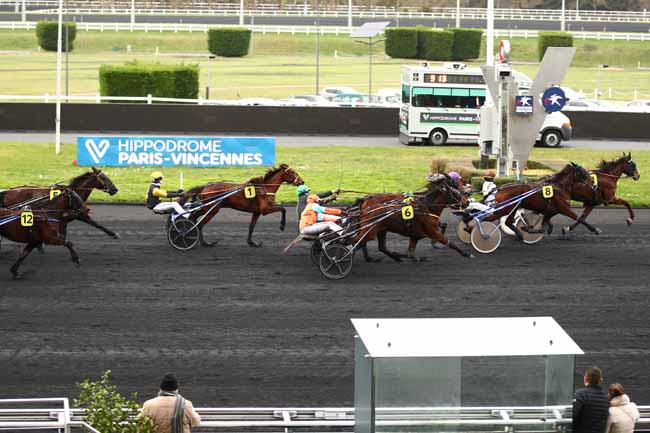 Photo d'arrivée de la course pmu PRIX DE SELESTAT à PARIS-VINCENNES le Mardi 13 février 2024