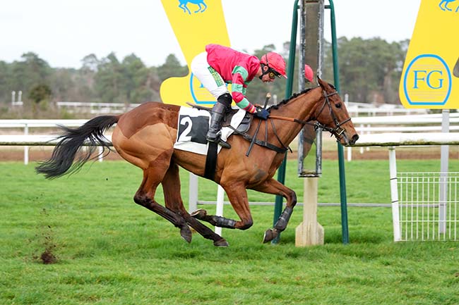 Photo d'arrivée de la course pmu PRIX DE LA SOCIETE DES COURSES DE CRAON à FONTAINEBLEAU le Mardi 20 février 2024