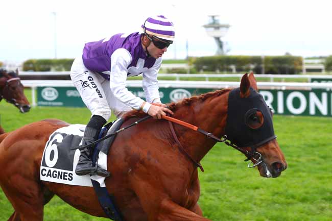 Photo d'arrivée de la course pmu PRIX DU MERCANTOUR à CAGNES-SUR-MER le Lundi 26 février 2024