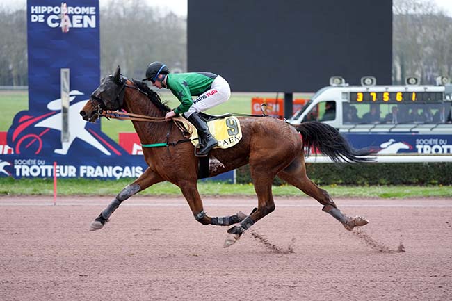 Photo d'arrivée de la course pmu PRIX DE DUCEY à CAEN le Lundi 11 mars 2024