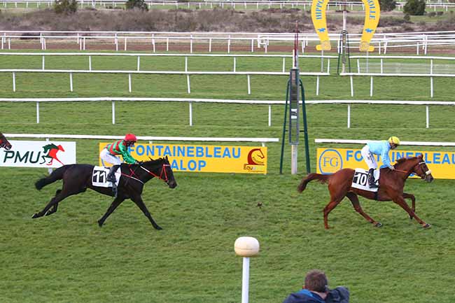 Photo d'arrivée de la course pmu PRIX DE LARCHANT à FONTAINEBLEAU le Vendredi 15 mars 2024