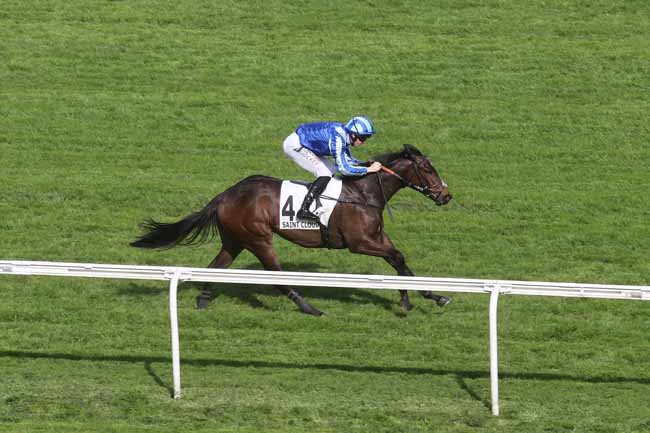 Photo d'arrivée de la course pmu PRIX DU DEBUT à SAINT CLOUD le Jeudi 21 mars 2024