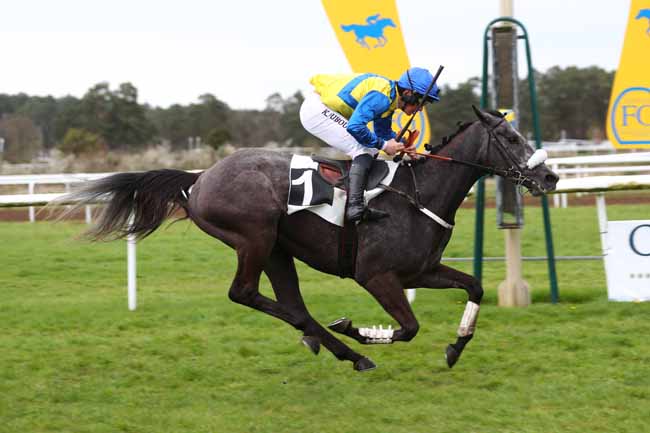 Photo d'arrivée de la course pmu PRIX TECHSTAR FONTAINEBLEAU (PRIX DE SERMAISE) à FONTAINEBLEAU le Vendredi 29 mars 2024
