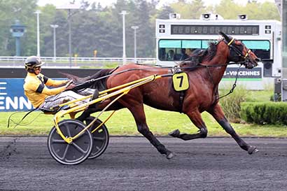 Photo d'arrivée de la course pmu PRIX DE QUIBERON à PARIS-VINCENNES le Mardi 7 mai 2024