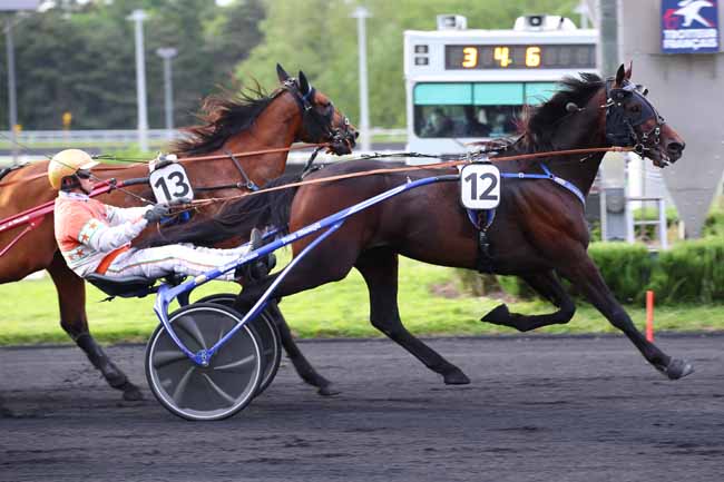 Photo d'arrivée de la course pmu PRIX LES VISELETS (PRIX ARA) à PARIS-VINCENNES le Vendredi 17 mai 2024
