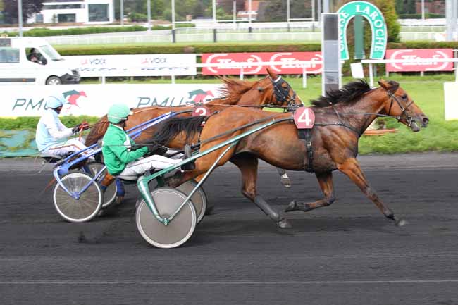 Photo d'arrivée de la course pmu PRIX LABEL EQUURES à LE CROISE-LAROCHE le Mercredi 22 mai 2024