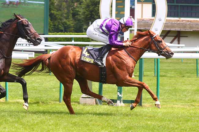 Photo d'arrivée de la course pmu PRIX DE CLERMONT DE L'OISE à COMPIEGNE le Vendredi 7 juin 2024
