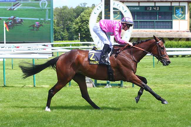 Photo d'arrivée de la course pmu PRIX DE CAISNES à COMPIEGNE le Vendredi 7 juin 2024