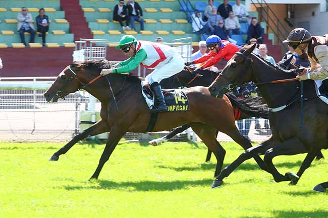 Photo d'arrivée de la course pmu PRIX DES FUTAIES à COMPIEGNE le Vendredi 7 juin 2024
