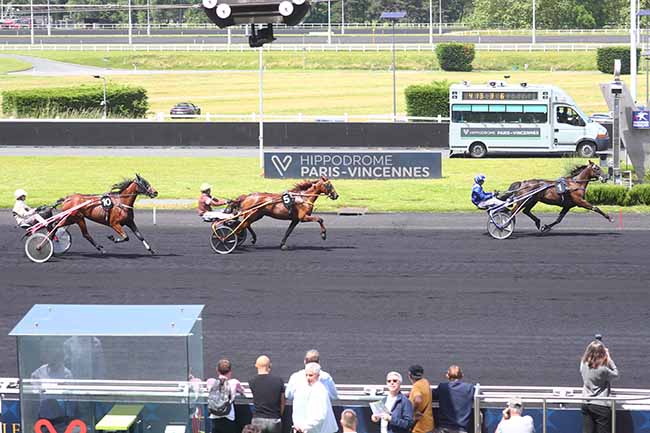 Photo d'arrivée de la course pmu PRIX DU MANS à PARIS-VINCENNES le Samedi 8 juin 2024