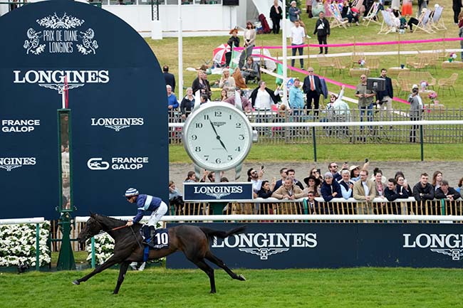 Photo d'arrivée de la course pmu PRIX PAWNEESE LONGINES - FONDS EUROPEEN DE L'ELEVAGE à CHANTILLY le Dimanche 16 juin 2024