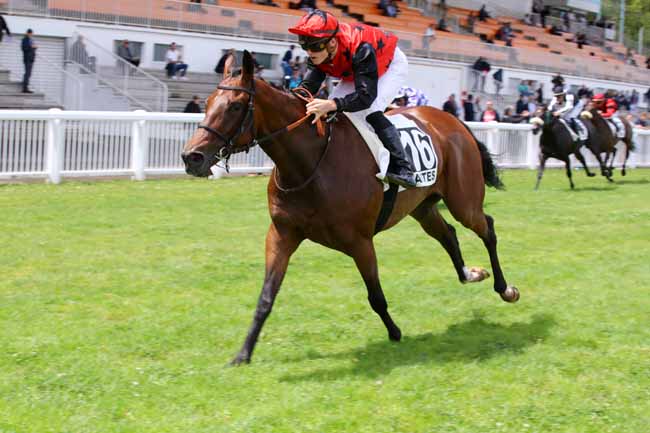 Photo d'arrivée de la course pmu PRIX BELLAMY à NANTES le Mardi 18 juin 2024