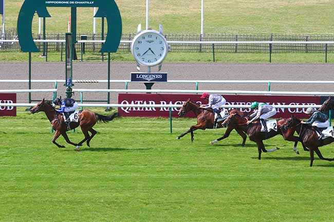 Photo d'arrivée de la course pmu PRIX FASQUEL à CHANTILLY le Mercredi 26 juin 2024