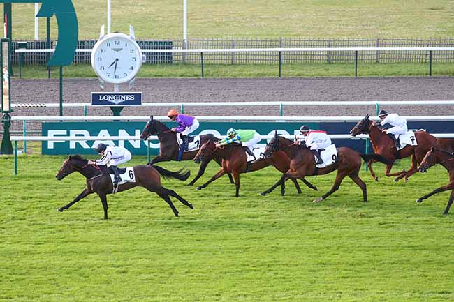 Photo d'arrivée de la course pmu PRIX DE LA MARDELLE à CHANTILLY le Mardi 2 juillet 2024