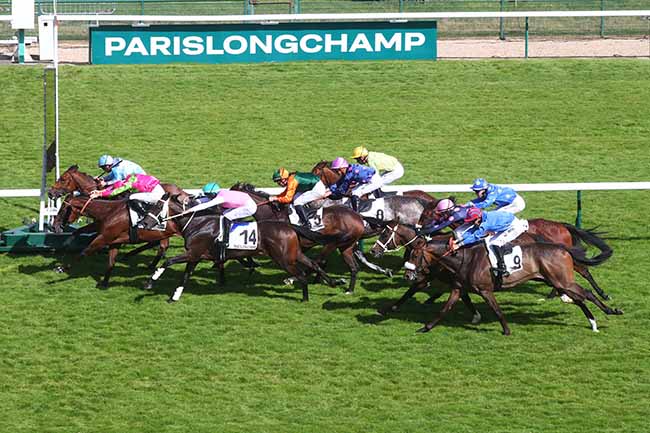 Photo d'arrivée de la course pmu PRIX DE LA SALPETRIERE à LONGCHAMP le Jeudi 4 juillet 2024