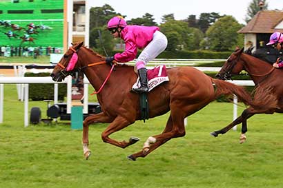 Photo d'arrivée de la course pmu PRIX LES SISTERS & MES COP'S (PRIX DE SAINT-JOUIN) à CLAIREFONTAINE le Jeudi 11 juillet 2024