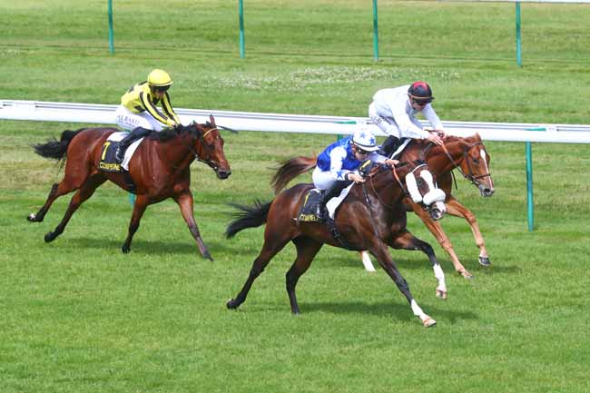 Photo d'arrivée de la course pmu PRIX DE LA THIERACHE à COMPIEGNE le Lundi 22 juillet 2024