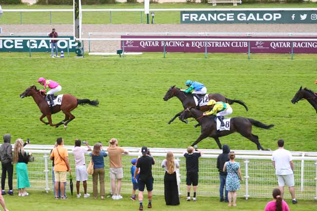 Photo d'arrivée de la course pmu MOROCCO CUP - PRIX DE CREPON à DEAUVILLE le Mardi 6 août 2024
