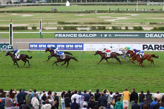 Arrivée quinté pmu PRIX BFM NORMANDIE (HANDICAP DE LA MANCHE) à DEAUVILLE