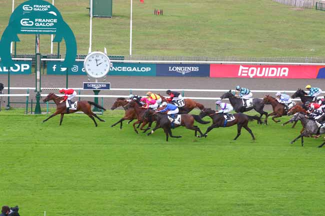 Arrivée quinté pmu PRIX DES TERRES NOIRES à CHANTILLY