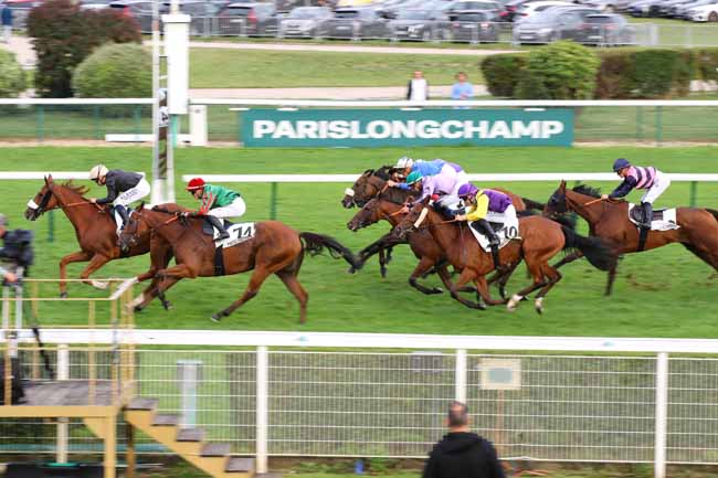 Photo d'arrivée de la course pmu PRIX DE LA RUE DE L'ABREUVOIR à LONGCHAMP le Jeudi 5 septembre 2024