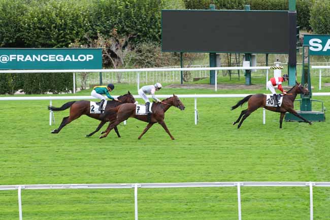 Photo d'arrivée de la course pmu PRIX DE GUYANCOURT à SAINT CLOUD le Vendredi 27 septembre 2024