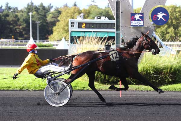 Photo d'arrivée de la course pmu PRIX DE GUINGAMP à PARIS-VINCENNES le Mardi 1 octobre 2024