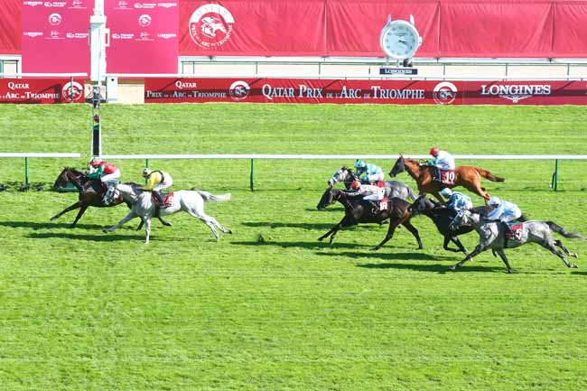 Arrivée quinté pmu QATAR PRIX DE LA PLACE DE LA CONCORDE à LONGCHAMP