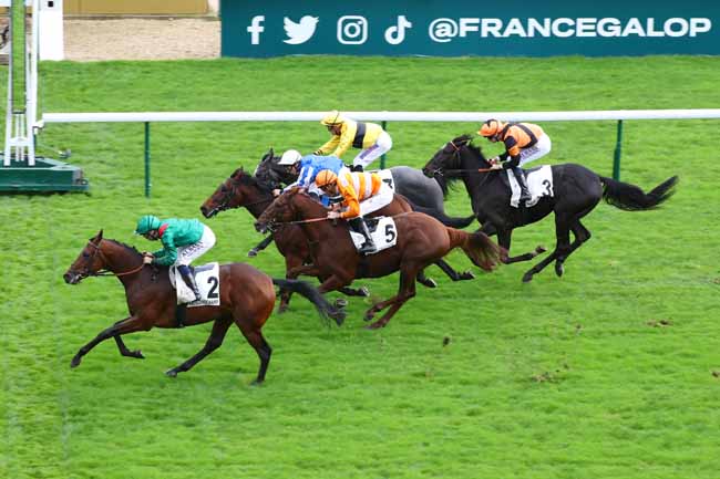 Photo d'arrivée de la course pmu PRIX DE BELLEVILLE à LONGCHAMP le Dimanche 20 octobre 2024