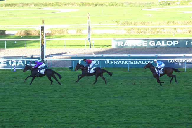 Photo d'arrivée de la course pmu PRIX D'HOTOT-EN-AUGE à DEAUVILLE le Mercredi 23 octobre 2024