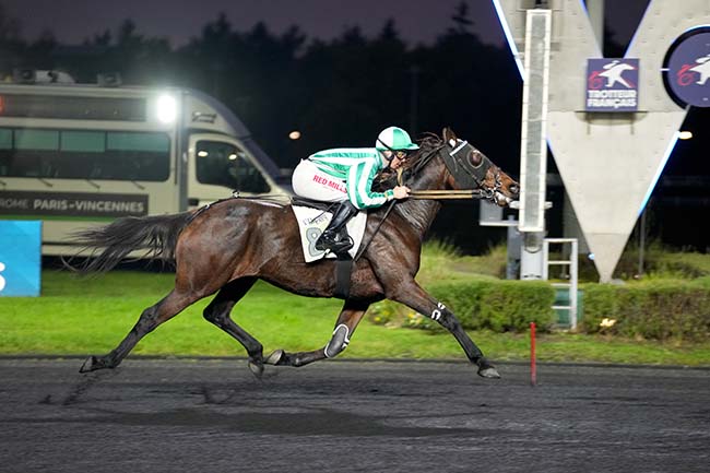 Photo d'arrivée de la course pmu PRIX DE LOUDUN à PARIS-VINCENNES le Mardi 29 octobre 2024