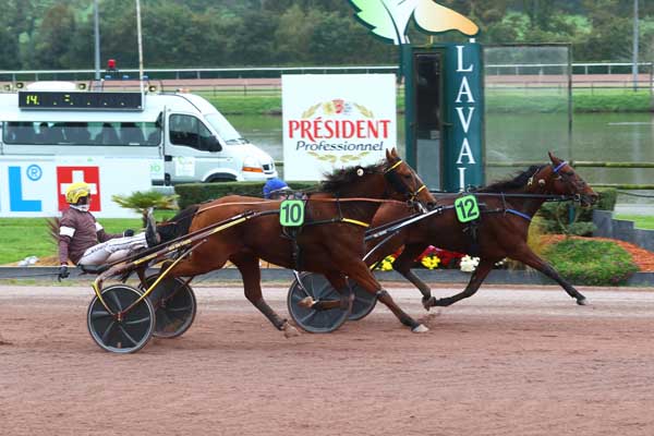 Photo d'arrivée de la course pmu PRIX CREDIT AGRICOLE - ANJOU MAINE à LAVAL le Vendredi 1 novembre 2024