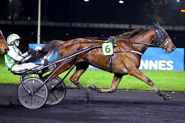 Photo d'arrivée de la course pmu PRIX DE BESANCON à PARIS-VINCENNES le Samedi 9 novembre 2024