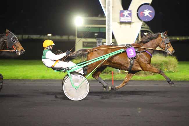 Photo d'arrivée de la course pmu PRIX DES RENCONTRES INTERNATIONALES à PARIS-VINCENNES le Vendredi 29 novembre 2024
