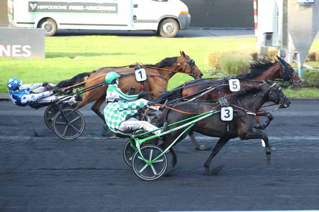 Photo d'arrivée de la course pmu PRIX DOYNEL DE SAINT-QUENTIN à PARIS-VINCENNES le Samedi 30 novembre 2024