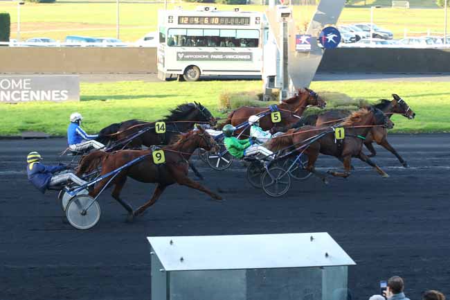 Arrivée quinté pmu PRIX DE MIRAMBEAU à PARIS-VINCENNES