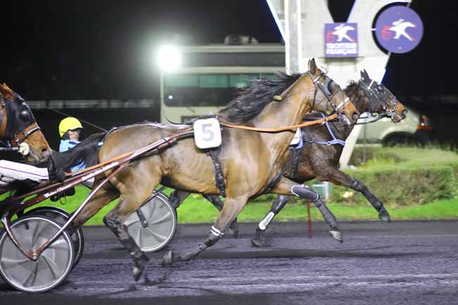 Photo d'arrivée de la course pmu PRIX ELECTRA à PARIS-VINCENNES le Vendredi 6 décembre 2024