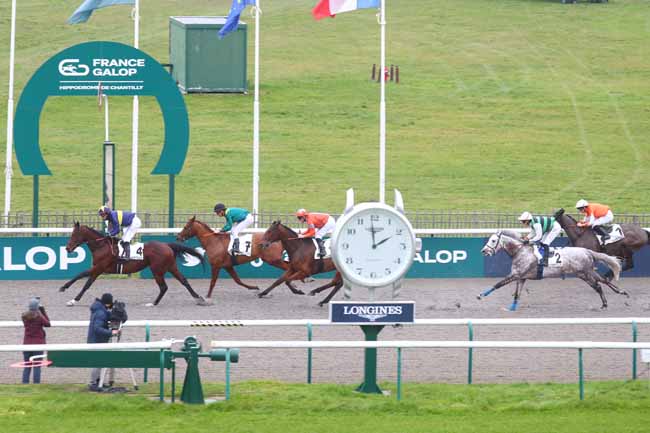 Arrivée quinté pmu PRIX DU JARDIN DES EAUX MINERALES à CHANTILLY
