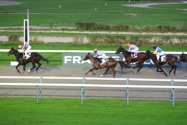 Photo d'arrivée de la course pmu PRIX DES VAGUES à DEAUVILLE le Samedi 14 décembre 2024