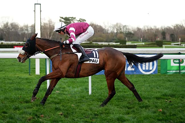 Photo d'arrivée de la course pmu PRIX JEAN LAMAYSOUETTE à PAU le Mardi 17 décembre 2024