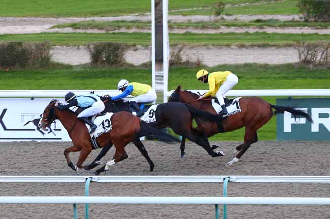 Photo d'arrivée de la course pmu PRIX DES PERRETS à DEAUVILLE le Jeudi 19 décembre 2024