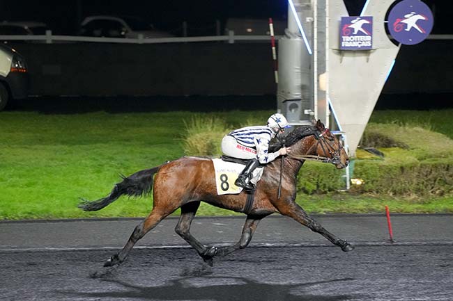 Photo d'arrivée de la course pmu PRIX DE CHAMBLY à PARIS-VINCENNES le Mercredi 15 janvier 2025